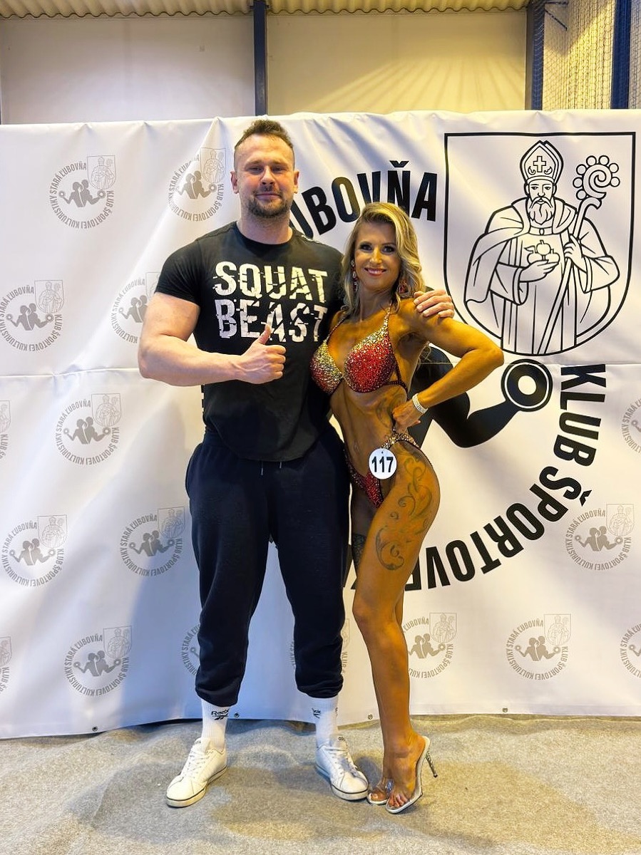 Adriana na pódiu